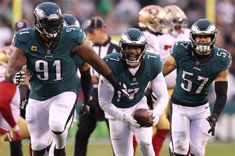 Eagles defense 2022 vs 2023 - The Eagles are extremely strong on both sides of the ball and ranked third in the league in total offense (389.1 yards) and second in total defense (301.5 yards allowed).